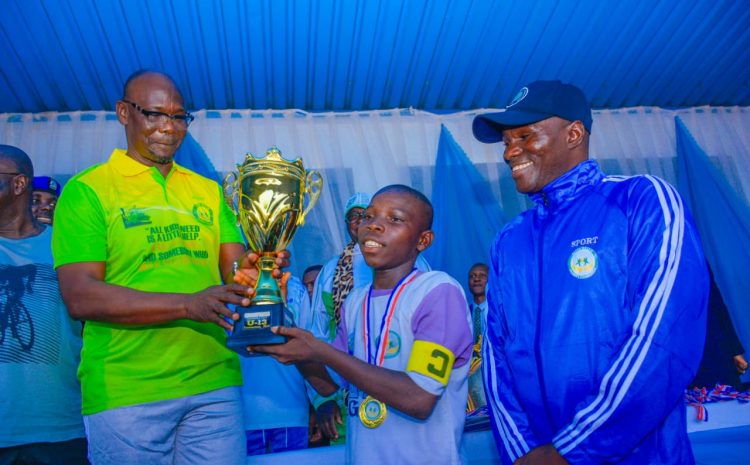  GALLERY FROM THE ALIYU BELLO CHARITY FOUNDATION NASARAWA STATE U-13 FOOTBALL CHAMPIONSHIP