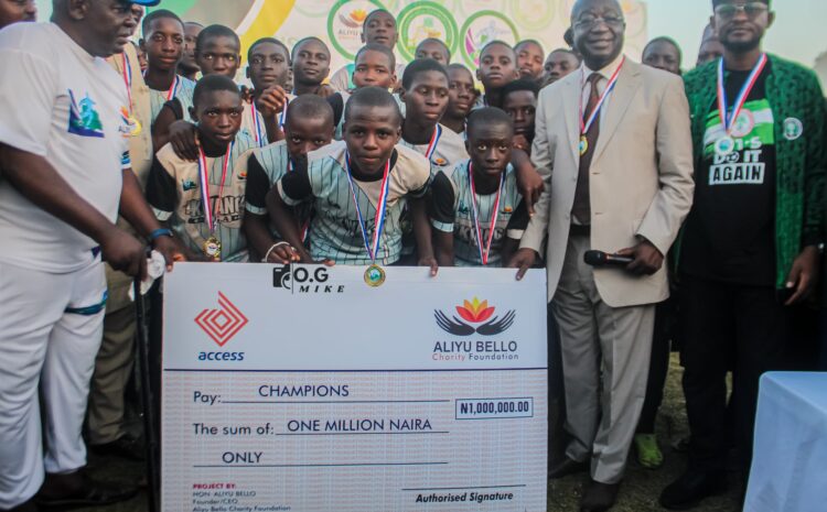  AKWANGA BEAT DEFENDING CHAMPIONS, LAFIA, TO LIFT 3RD EDITION OF NASARAWA STATE U-13 FOOTBALL TOURNAMENT’S TROPHY